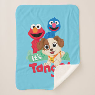 Sesamstraat   Tango met Elmo & Grover Sherpa Deken