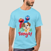 Sesamstraat | Tango met Elmo & Grover T-shirt (Voorkant)