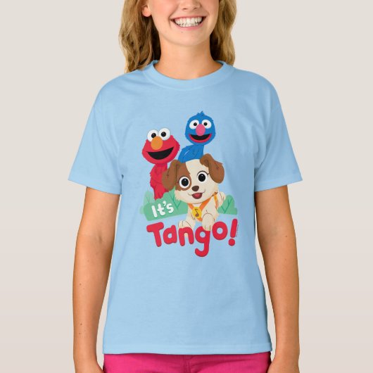 Sesamstraat | Tango met Elmo & Grover T-shirt (Voorkant)