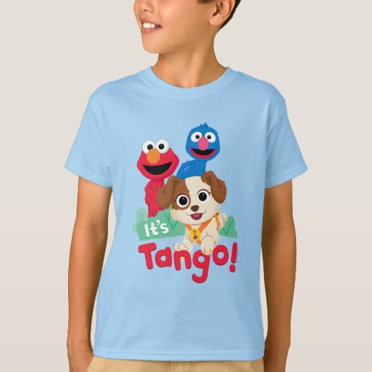 Sesamstraat | Tango met Elmo & Grover T-shirt (Voorkant)