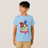 Sesamstraat | Tango met Elmo & Grover T-shirt (Voorkant volledig)