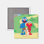Sesamstraat | Tango met Grover & Elmo Magneet (Voorkant / Achterkant)
