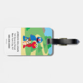 Sesamstraat | Tango met Grover en Elmo Bagagelabel (Achterkant horizontaal)