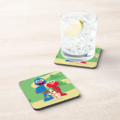 Sesamstraat | Tango met Grover en Elmo Bier Onderzetter (Rechterzijde)