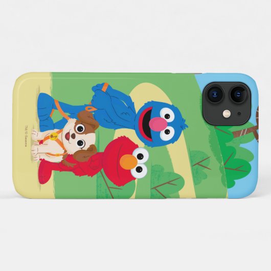 Sesamstraat | Tango met Grover en Elmo Case-Mate iPhone Case (Achterkant (horizontaal))