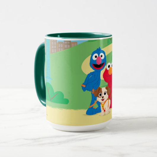 Sesamstraat | Tango met Grover en Elmo Mok (Voorkant links)