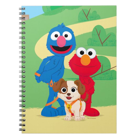 Sesamstraat | Tango met Grover en Elmo Notitieboek (Voorkant)