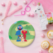 Sesamstraat | Tango met Grover en Elmo Papieren Bordje (Feest)