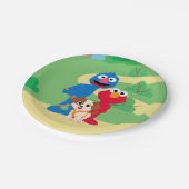 Sesamstraat | Tango met Grover en Elmo Papieren Bordje (Gekanteld)