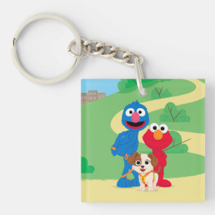 Sesamstraat   Tango met Grover en Elmo Sleutelhanger