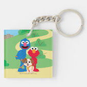 Sesamstraat | Tango met Grover en Elmo Sleutelhanger (Achterkant)