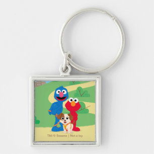Sesamstraat   Tango met Grover en Elmo Sleutelhanger