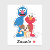 Sesamstraat | Tango met Grover en Elmo Sticker (Vel)