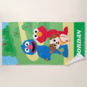 Sesamstraat | Tango met Grover en Elmo Strandlaken (Voorkant)