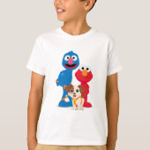 Sesamstraat | Tango met Grover en Elmo T-shirt (Voorkant)