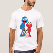 Sesamstraat | Tango met Grover en Elmo T-shirt (Voorkant)