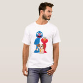 Sesamstraat | Tango met Grover en Elmo T-shirt (Voorkant volledig)