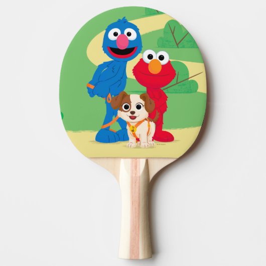 Sesamstraat | Tango met Grover en Elmo Tafeltennisbatje (Voorkant)
