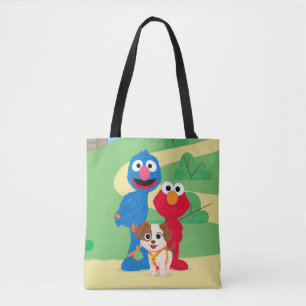 Sesamstraat   Tango met Grover en Elmo Tote Bag