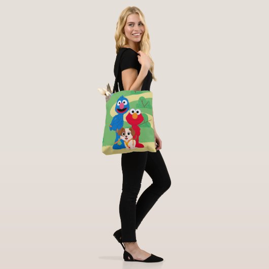 Sesamstraat | Tango met Grover en Elmo Tote Bag (Op model)