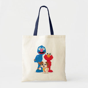 Sesamstraat Tango met Grover en Elmo Tote Bag