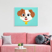 Sesamstraat | Tangogezicht Canvas Afdruk (Insitu (Woonkamer))