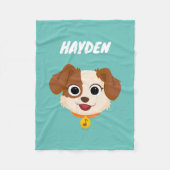 Sesamstraat | Tangogezicht | Jouw namen toevoegen Fleece Deken (Voorkant)