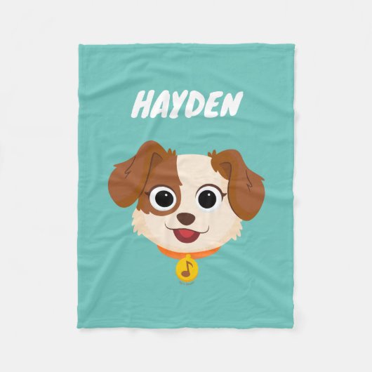 Sesamstraat | Tangogezicht | Jouw namen toevoegen Fleece Deken (Voorkant)