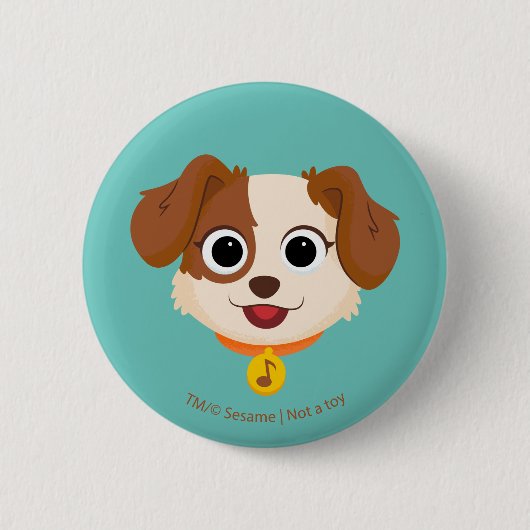 Sesamstraat | Tangogezicht Ronde Button 5,7 Cm (Voorkant)