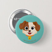 Sesamstraat | Tangogezicht Ronde Button 5,7 Cm (Voorkant /achterkant)