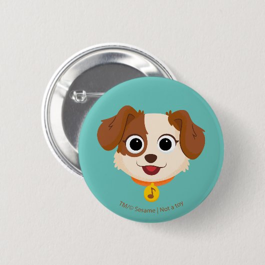 Sesamstraat | Tangogezicht Ronde Button 5,7 Cm (Voorkant /achterkant)