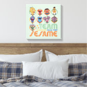 Sesamstraat | Team Sesame sinds 1969 Canvas Afdruk (Insitu (Slaapkamer))