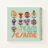 Sesamstraat | Team Sesame sinds 1969 Notitieboek (Achterkant)