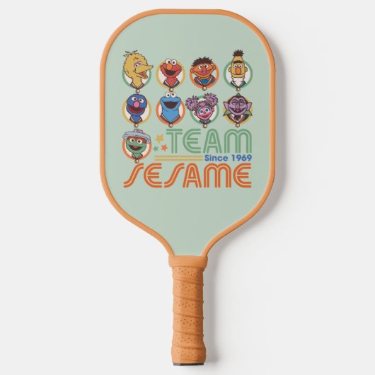 Sesamstraat | Team Sesame sinds 1969 Pickleball Paddle (Voorkant)