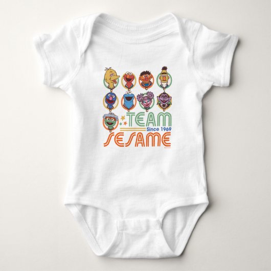 Sesamstraat | Team Sesame sinds 1969 Romper (Voorkant)