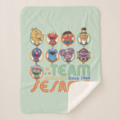 Sesamstraat | Team Sesame sinds 1969 Sherpa Deken (Voorkant)