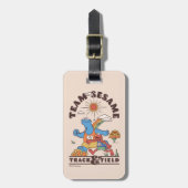 Sesamstraat | Team Sesame Track & Field Bagagelabel (Voorkant verticaal)