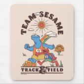 Sesamstraat | Team Sesame Track & Field Muismat (Voorkant)