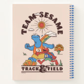 Sesamstraat | Team Sesame Track & Field Notitieboek (Achterkant)