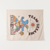 Sesamstraat | Team Sesame Track & Field Wandkleed (Voorkant (horizontaal))