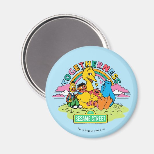 Sesamstraat | Togetherheid Magneet (Voorkant / Achterkant)