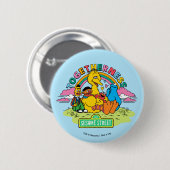 Sesamstraat | Togetherheid Ronde Button 5,7 Cm (Voorkant /achterkant)
