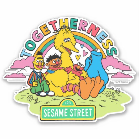 Sesamstraat | Togetherheid Sticker (Voorkant)