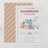 Sesamstraat | Twee van de Zeeen Zomerverjaardag Kaart (Voorkant / Achterkant)