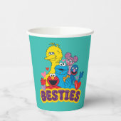 Sesamstraat Valentijn Besties Papieren Bekers (Links)