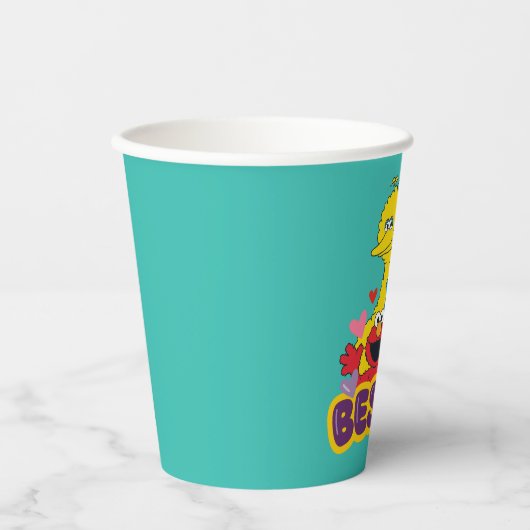 Sesamstraat Valentijn Besties Papieren Bekers (Voorkant)