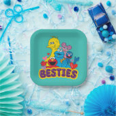 Sesamstraat Valentijn Besties Papieren Bordje (Feest)