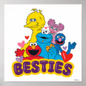 Sesamstraat Valentijn Besties Poster (Voorkant)