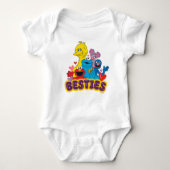 Sesamstraat Valentijn Besties Romper (Voorkant)