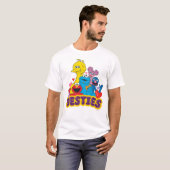 Sesamstraat Valentijn Besties T-shirt (Voorkant volledig)